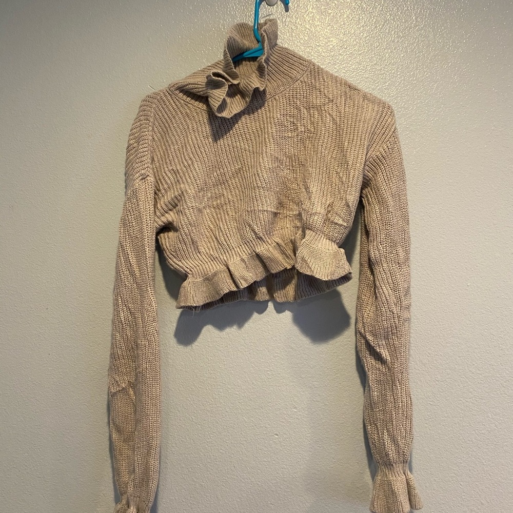 turtleneck crop top